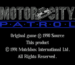 Motor City Patrol (USA)